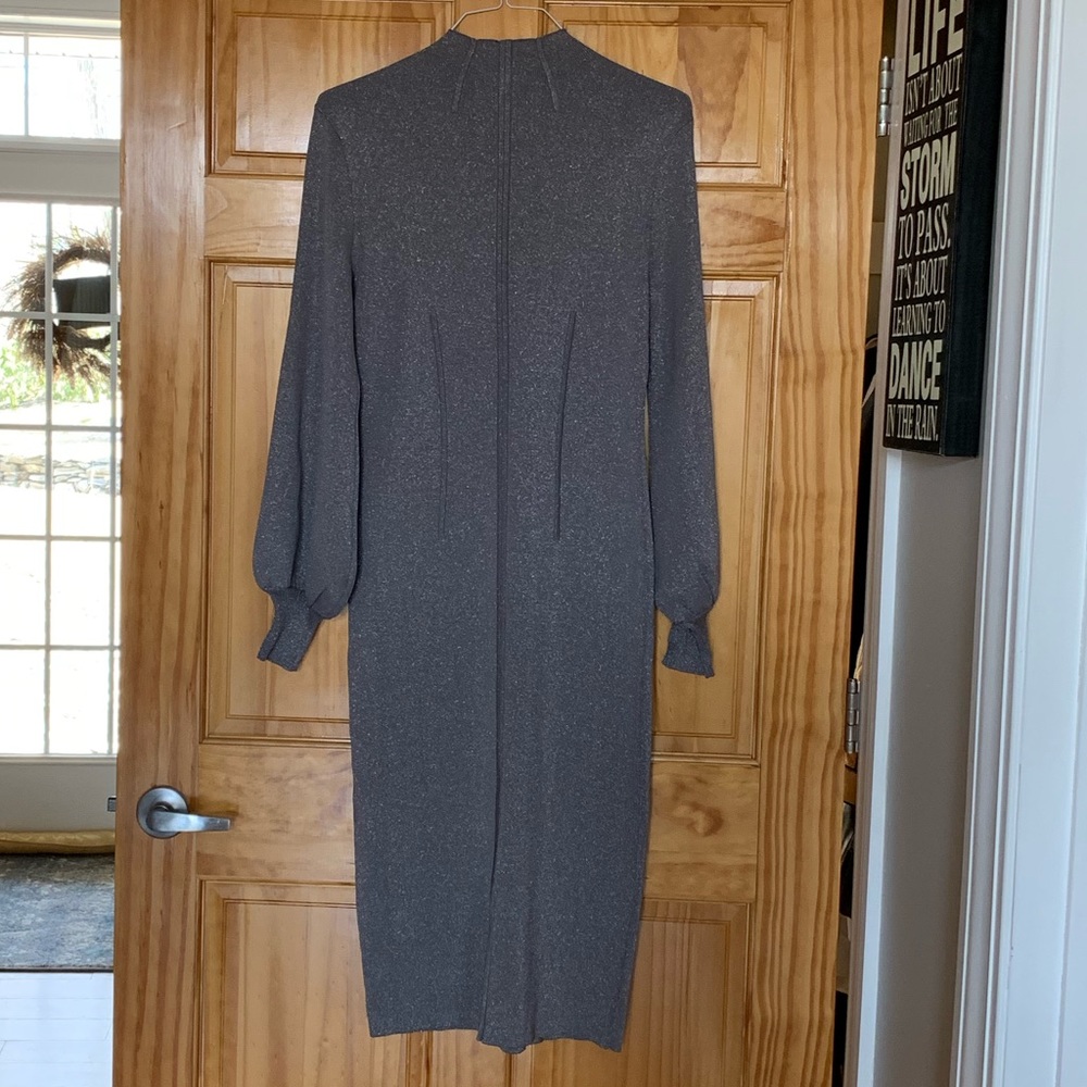 Midi Lurex Swtr Dress